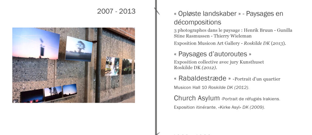 Parcours Artistique Thierry Wieleman